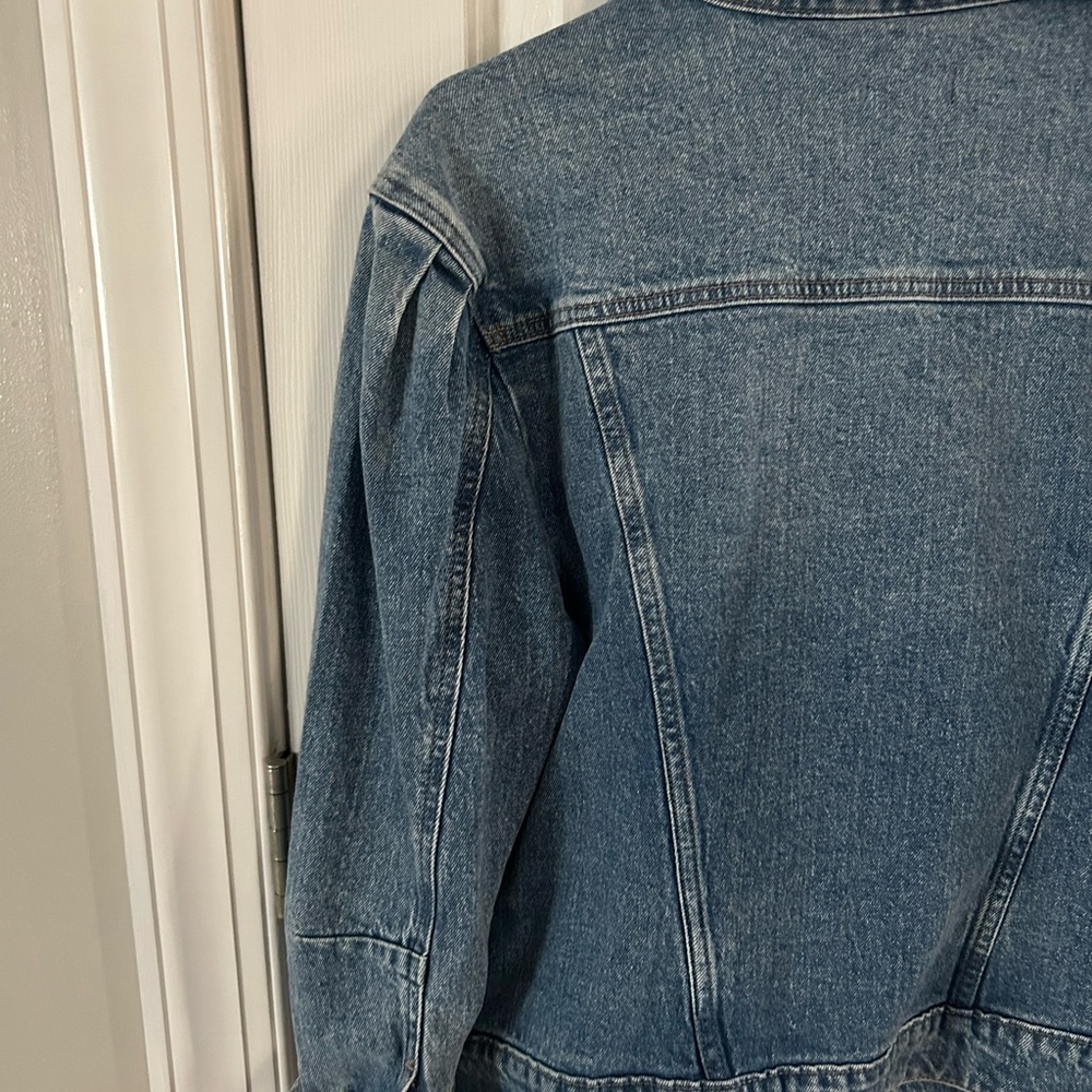 Express Women's Blue Jean Jacket - Picture 4 of 4